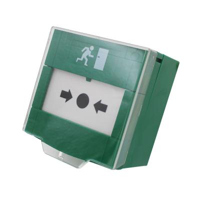 China 709G3 DPDT Resettable Green Emergency Call Point,With  International Graphics for sale