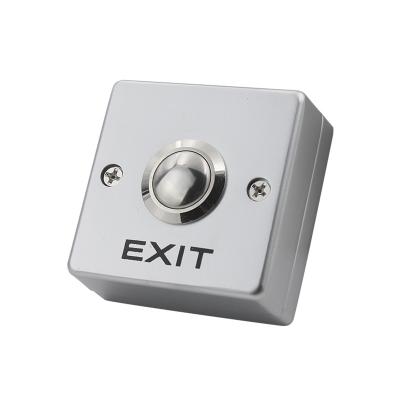 China R53 NO/NC/COM Zinc Alloy Door Release Push Button,Square Small Size With Backbox for sale