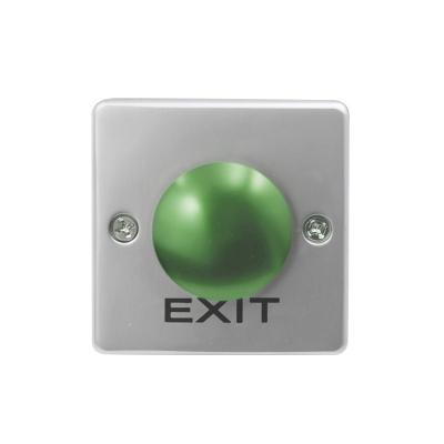 China R53M3G NO/NC/COM Suface-Mount Zinc Alloy Door Release Push Button,With Green Mushroom button for sale