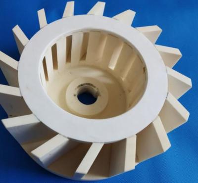 China 99% High Pure Aluminum Oxide Grading Al2O3 Ceramic Impeller High Thermal Resistance for sale