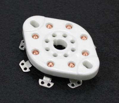 China High Resistivity Precision Steatite Ceramics Socket Insulators for sale