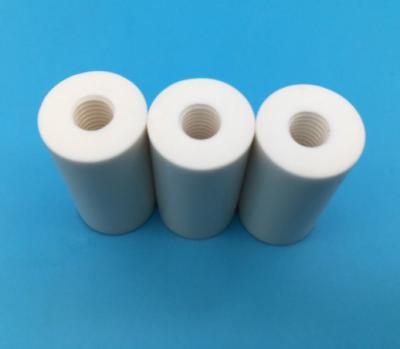 China Technical Threaded Zirconia Ceramic Tube Bush Sleeve High Temperature Resistance for sale