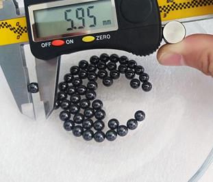 China rodamientos de bolas de cerámica del nitruro de silicio de la presión de gas de 5.953m m en venta