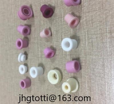 China High Hardness Textile Al2O3 Alumina Ceramic Eyelets Wire Guide Parts for sale