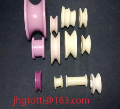 China Wire Guiding 95% Alumina Ceramic Eyelets Textiles Ceramic Parts for sale
