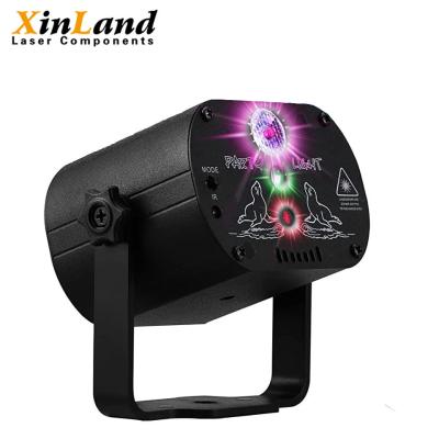 China Aluminum Housing Laser Party Light DJ Stage Lasers Night Light Projector USB Charging for sale