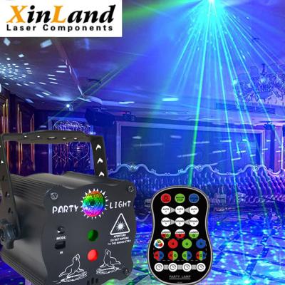 China Battery And USB Powered Laser Sound Activated Dj Lights RGB Flash Strobe for sale