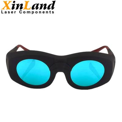China 808nm 1064nm 2.0mm Blue Lens Laser Safety Goggles for IPL Light Machine Operater Laser Light Glasses for sale