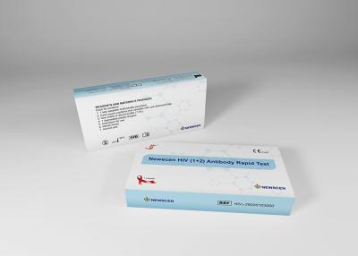 China Ambient Storage 3 Line Patented 100% Sensitivity HIV Rapid Test Kit for sale