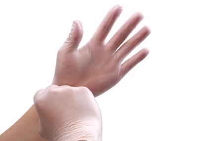 Chine gants libres de vinyle de latex libre de poudre de PVC 11Mpa de 240mm à vendre