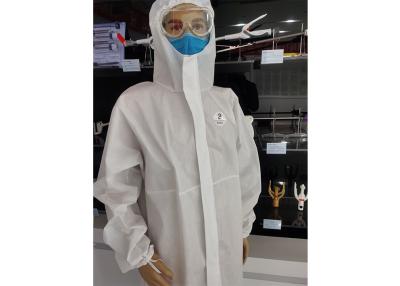 China do vestido descartável do isolamento de 68gsm SMS equipamento de proteção pessoal do PPE à venda