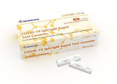 China 97.51% COVID 19 Rapid Test Cassette for sale