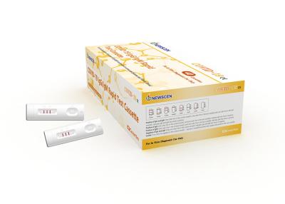 Chine Cassette nouvelle d'essai de syndrôme respiratoire aigu grave de sang total du bout du doigt 20uL de la CE IVD à vendre