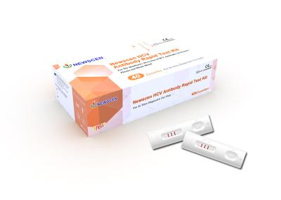 China 100% Sensitivity 10 Minutes HCV Hepatitis Rapid Test Kit for sale