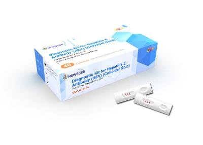 China Colloidal Gold 100% Sensitivity IgG IgM Hepatitis E Virus Rapid Test Kit for sale