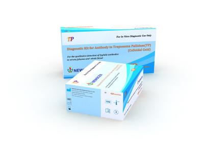 China Colloidal Gold Syphilis Rapid Test Kit for sale