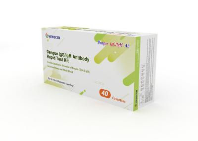 China FDA No Instrument 3min IgG/IgM Antibody Dengue Rapid Test Kit for sale