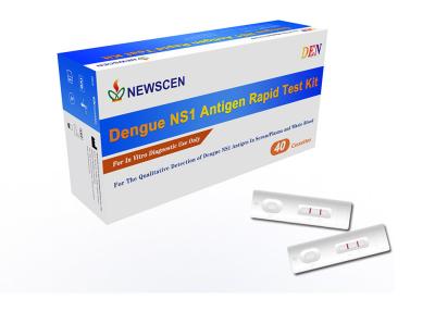 China Home Use ISO 20 Minutes Dengue NS1 Ag Rapid Test Kit for sale