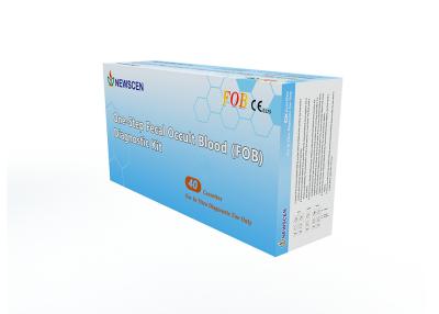 China 95.7% Sensitivity Fast Fecal Occult Blood Home Cancer Testing Kit for sale