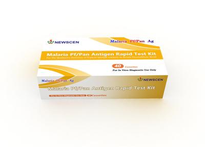China In Vitro Venipuncture Pf Pan Antigen Malaria Rapid Test Kit for sale