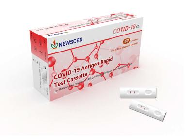 China Home Use COVID-19 Antigen Rapid Test Swab CE TUV for sale