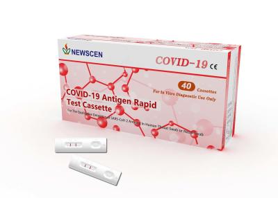 China PCR Coronavirus Antigen And Antibody Rapid Test Cassette for sale