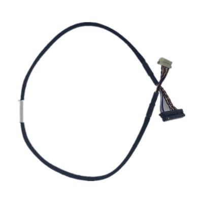 China HRS Connector UL1571 28AWG Black Heat Shrink Automotive Wire Harness Assembly for sale