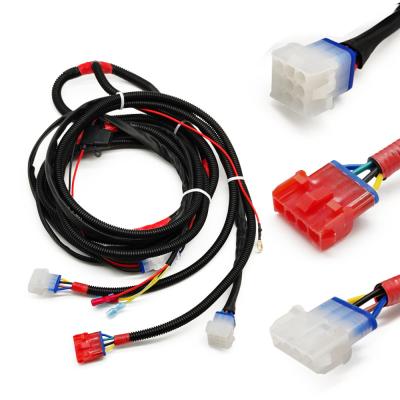 China TXL Electrical Cable Assembly Custom Auto Wiring Harness 2AWG-32AWG for sale
