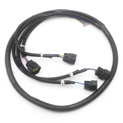 China TE Connectors Corrugated Pipe Automotive Cable Wire Harness 4-28AWG For Machine for sale