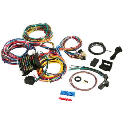 China RoHS 21 Circuit universal Wiring Harness Kit With TE Connectors 17 Fuses / Relay for sale