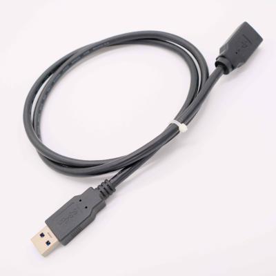 China Braid Wire Harness Assembly USB 3.0 A Male To A Female Cable For Computer for sale