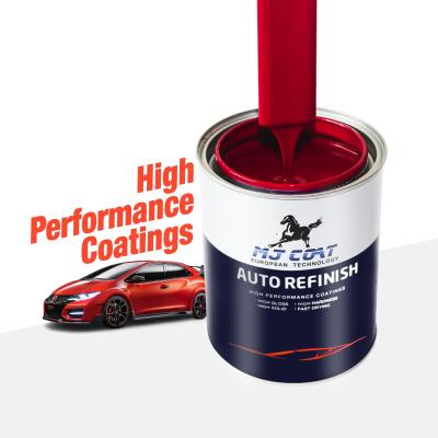 China High Gloss Automotive Base Coat Car Scratch Body Pearl Painting 1K for sale