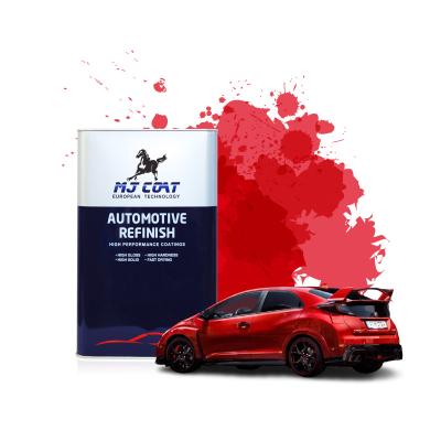 China Red Automotive Top Coat Paint Honda Touch Up 2k Spray Paint for sale