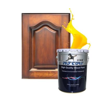 China SGS Indoor Wood Paint NC Wood Finish Transparent Top Coat For Furniture for sale