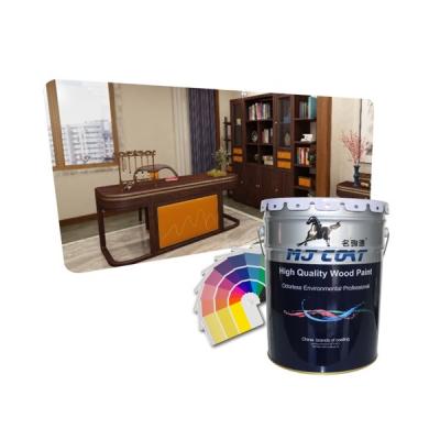 China Matt Glossy Wood Paint NC Transparent Solid Color Top Coat For Furniture for sale
