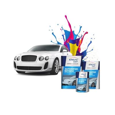 China CCC pintura bicomponente superior para coche pintura blanca para arañazos de coche en venta