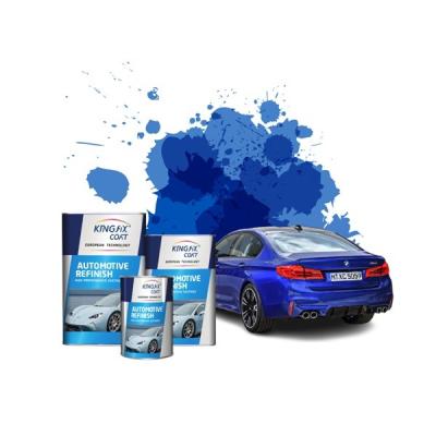 China Capa base de color sólido Pintura para automóvil Pintura para automóvil azul verdoso de un componente en venta