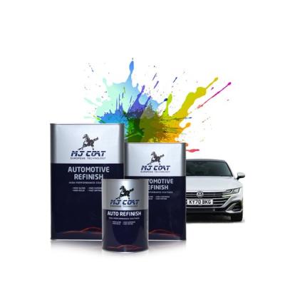 China High Transparent Yellow Resistant Auto Clear Coat High Solid Car Paint Scratch Resistant for sale