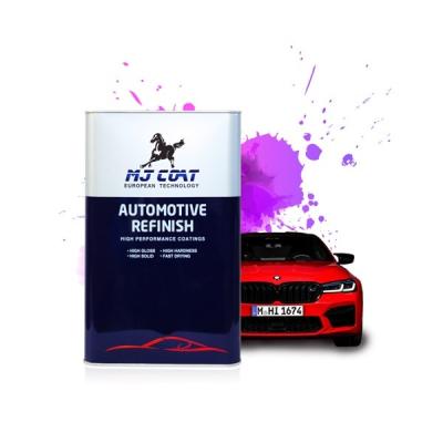 China Sag Resistant Auto Clear Coat Paint High Solid Varnish Auto Paint Gallon Kit for sale