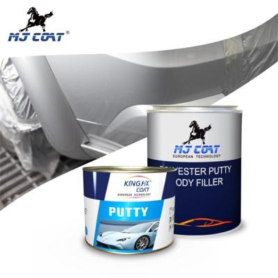 China Good Covering Yellow Paste Car Body Putty Fast Dry Vehicle Body Putty for sale