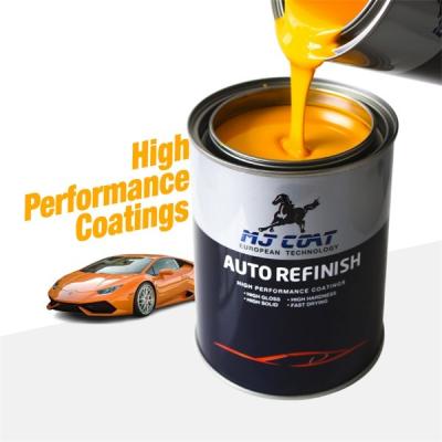 China 1k Bright Color Car Paint Refinish Good Leveling High Fullness for sale