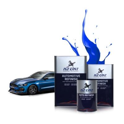 China Blue Polyurethane Car Paint Refinish Widely Used 2K Automotive Paint for sale