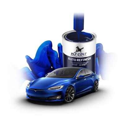 China Low Odor Finish Automotive Coat Paint Solvent Base  high temperature resistant for sale