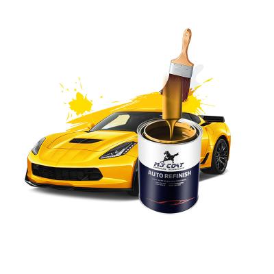 China High Gloss Automotive Base Coat Paint Fire Resistant for sale
