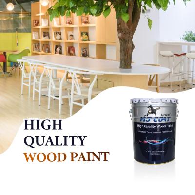 China UV Resistance PU Wood Paint Tin Can 10-15 Sq.Ft/Litre Coating Solution for sale