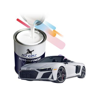 China Water Based White Automotive Top Coat Paint 40% Solids Content for sale