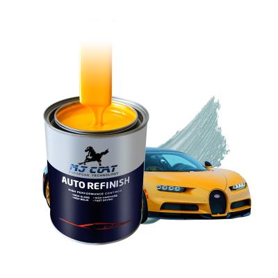 China High Coverage Automotive Base Coat Paint Refinishing Glossy Environmentally Friendly for sale