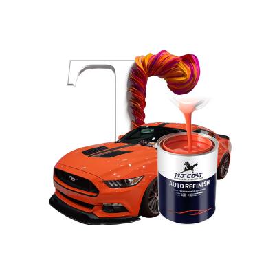 Cina Less Than 50 G/L VOC Content Automotive Top Coat Paint For 4-6 Hours Recoat Time And Degreaser in vendita
