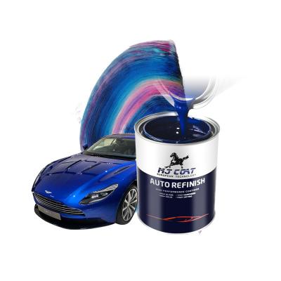 China Water Based Automotive Finish Paint Dry Time 2-3 Hours Automotive Coating Solution for sale