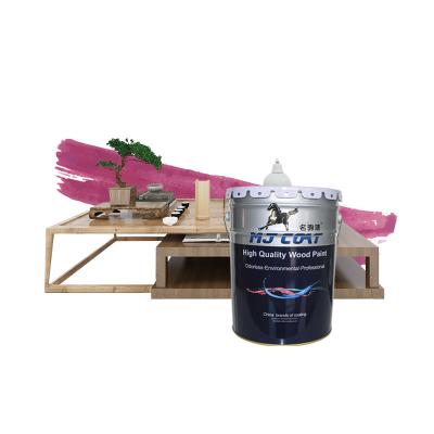 中国 マット木色 PU木塗料 防水コート 低臭 適用が簡単 2-3コート 販売のため